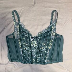 Victoria Secret Floral Corset